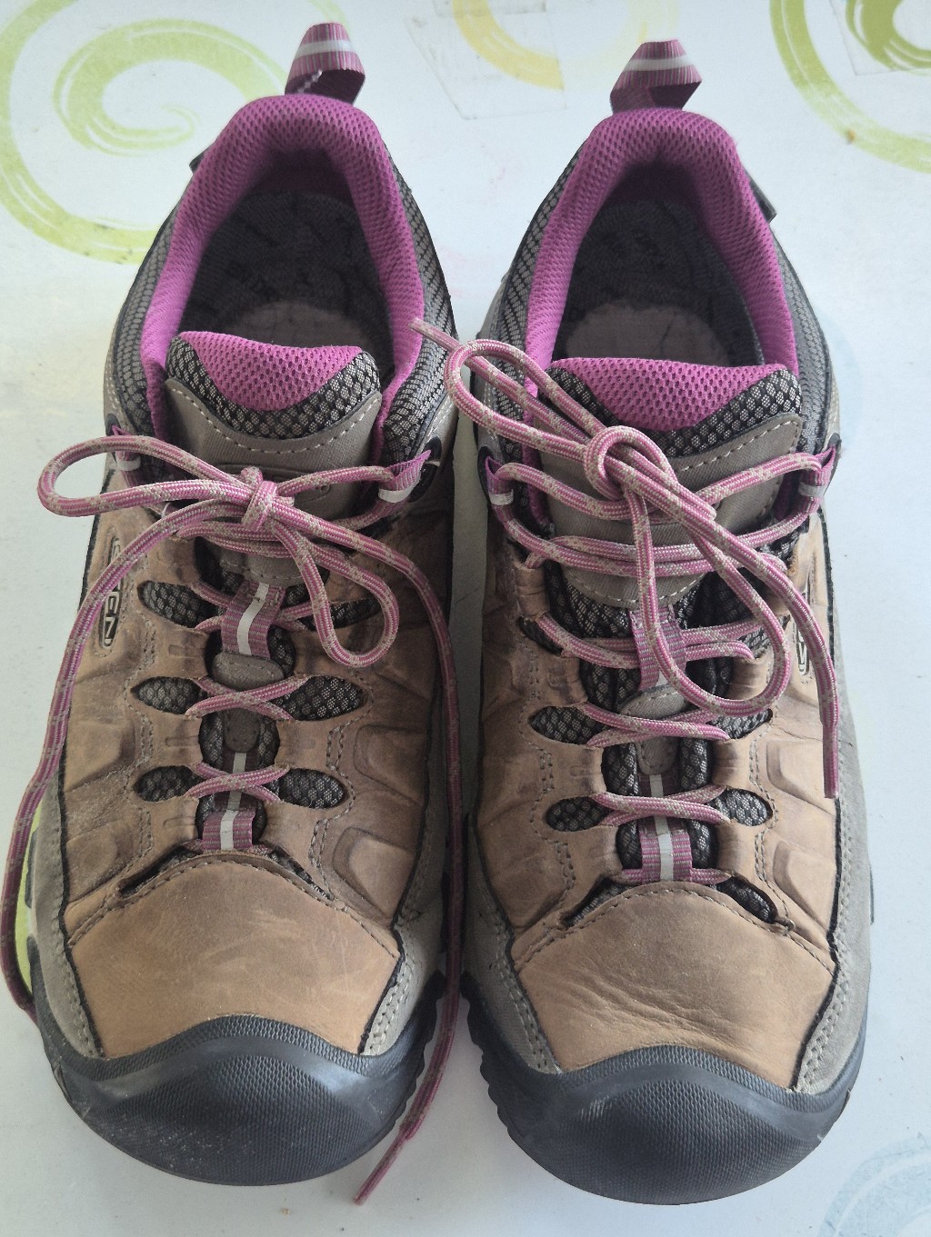 Keen Targhee Iii Waterproof Hiking Shoes Women's Size 11 Brown Magenta 1018177